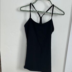 lululemon athletica Black Power Y Tank Top